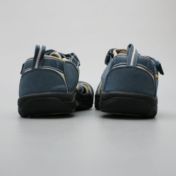 KEEN Big Kids 5 Youth Venice H2 Waterproof Blue Hook Loop Strap Sport Sandals - Picture 3 of 11